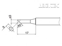Pájecí hrot HAKKO T34-C3