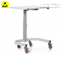 Mobilní pracovní stůl s napájením Treston PowerX Move ESD TPXMO8060L-49
