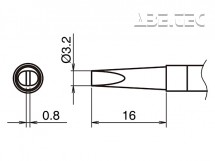 Pájecí hrot HAKKO T39-DL32