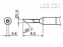 Pájecí hrot HAKKO T50-KN