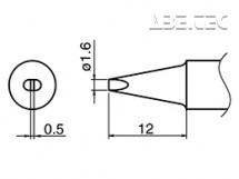 Pájecí hrot HAKKO T33-SSD16, Slim Type