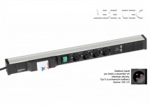 Kabelový kanál 683, 4 zásuvky, 2 USB, fcp, vypínač, TPR7-008-FR