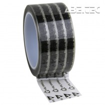 ESD lepicí páska Wescorp™, průhledná, se symboly, celulózová, 48mmx65,8m, 242273