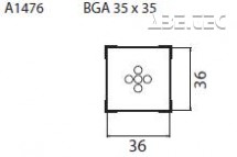 Určeno pro pouzdra BGA 35x35 mm
