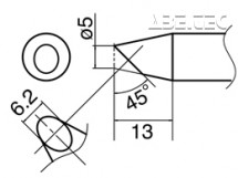 Pájecí hrot HAKKO T33-BC5