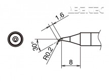 Pájecí hrot HAKKO T39-JS02