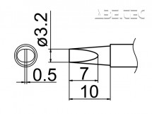 Pájecí hrot T12-DL32