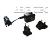 Adaptér, 100-240 V AC In, UK & Euro zástrčka