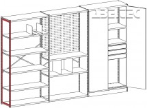 Koncový rám 400x2400, otevřený 851717-49