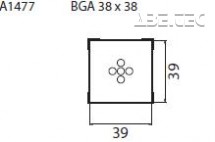 Určeno pro pouzdra BGA 38x38 mm 