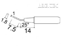 Pájecí hrot 900M-T-1.8H