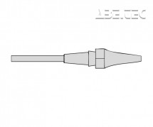 Odsávací tryska pro stanice Weller, XDSL6, 0,7mm, WL30640