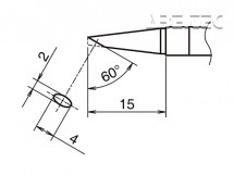 Pájecí hrot HAKKO T39-BC2040