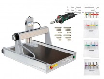 CNC frézka Next3D, velikost M, sestavená s T-slot stolem, plná výbava