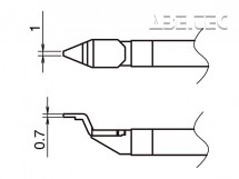 Pájecí hroty HAKKO T51-L1, 2ks/bal