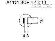 Určeno pro pouzdra SOP 4.4x10 mm 