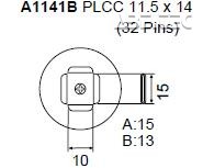 Určeno pro pouzdra PLCC 11.5x14 mm 