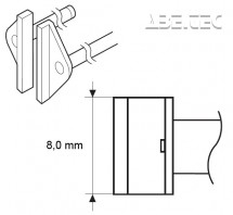     Šířka pájecí plochy 8,0 mm.    Pro termokleště FX-8804.Pro pájecí stanici Hakko Fx-888 s termokleštěmi Fx-8804. 