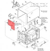 DPS s potenciometrem, triac, B3395