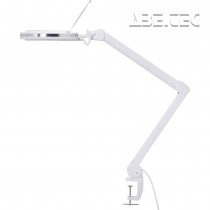 Stolní lupa s LED osvětlením TOOLCRAFT, 60 SMD LED, 8D, 3x, 3x127mm, bílá