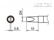 Pájecí hrot HAKKO T39-D4