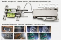 Sestava In-line video kamera pro vizualizaci procesu přetavení SMD