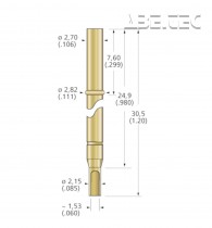 Zásuvka pro testovací sondu, S 27.00-L