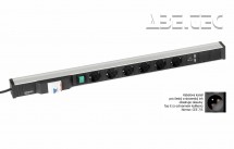 Kabelový kanál 836, 6 zásuvek, 2 USB, fcp, vypínač TPR9-010