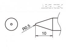 Pájecí hrot HAKKO T53-B05