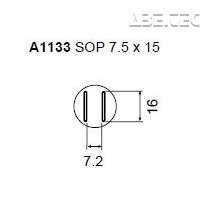 Určeno pro pouzdra SOP 5.6x13 mm 