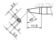 Pájecí hrot HAKKO T39-BCM2535