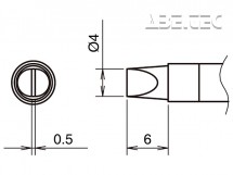 Pájecí hrot HAKKO T39-DS4