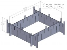 Držák DPS 40,5, 1,5 mm SF30.0004