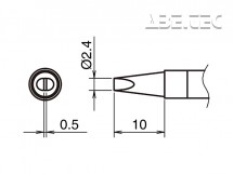 Pájecí hrot HAKKO T39-D24