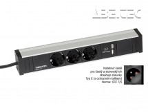 Kabelový kanál 331, 3 zásuvky, 2 USB, TPR3-001-FR