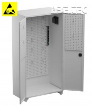 ESD průmyslová šatní skříň 100/60/200, šedá, SC10060220-49