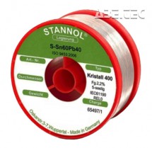 Trubičková pájka Sn60Pb40, Kristall 400 (Ø0,7mm, 250g)