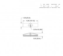 Ergonomický čalouněný nástavec G1020E obdélníkový