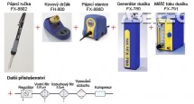 ESD / antistatická pájecí stanice Hakko FX-888D modrožlutá - Příklad konfigurace dusíkového systému k pájecí stanici FX-888D