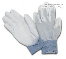 ESD / antistatické rukavice s PU na vnitřních stranách SI-712 (M)