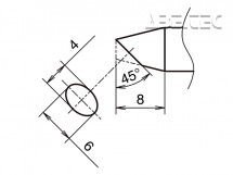 Pájecí hrot HAKKO T53-BC4060