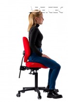 ESD pracovní židle NUVOLETTA, AS2, ESD5, A-NT2112AS