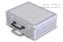 Hliníkový transportní kufřík OP-006 047 , 450x350x150 mm s pěnovým čalouněním 