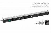 Kabelový kanál 683, 5 zásuvek, 2 USB, vypínač TPR7-001