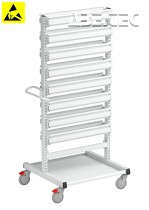 Vozík na stohovací zásobníky M750, ESD, 780x715x1630mm, BT-170B ESD