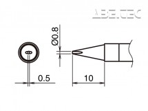 Pájecí hrot HAKKO T39-D08