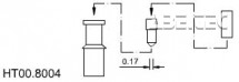 Mikrodávkovací jehla 0,17 mm HT00.8004