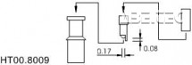 Mikrodávkovací jehla 0,17 mm HT00.8009