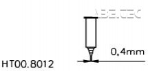 Dávkovací jehla kovová 0,40 mm HT00.8012
