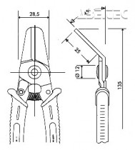 Odizolovací kleště CSP 30/G